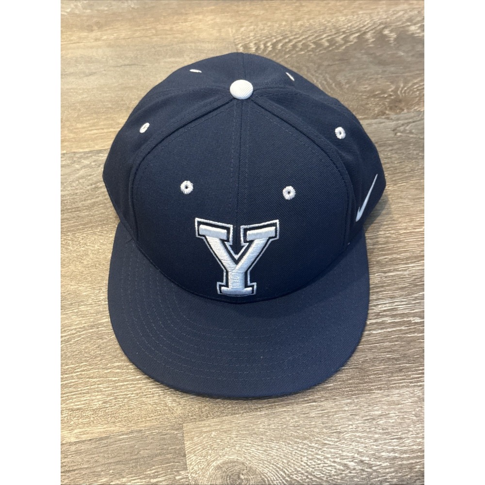 NEW Brigham Young BYU Cougars Nike True Navy Blue Flat Bill Cap Hat Adult 7 1/2